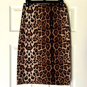 Print pencil skirt